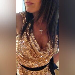 Estate Large Diamond Cross White Gold (Natural Mined Diamonds)